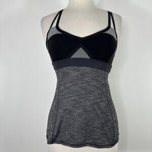 Lululemon Just Breathe Tan Coal Black Women's Size 6